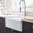 36" L X 20" W Sink With Grid And Strainer - Heat, Stain, Scratch, Rust Reversible, Large Basin, Deep Grand Basin Capacity, Versatile