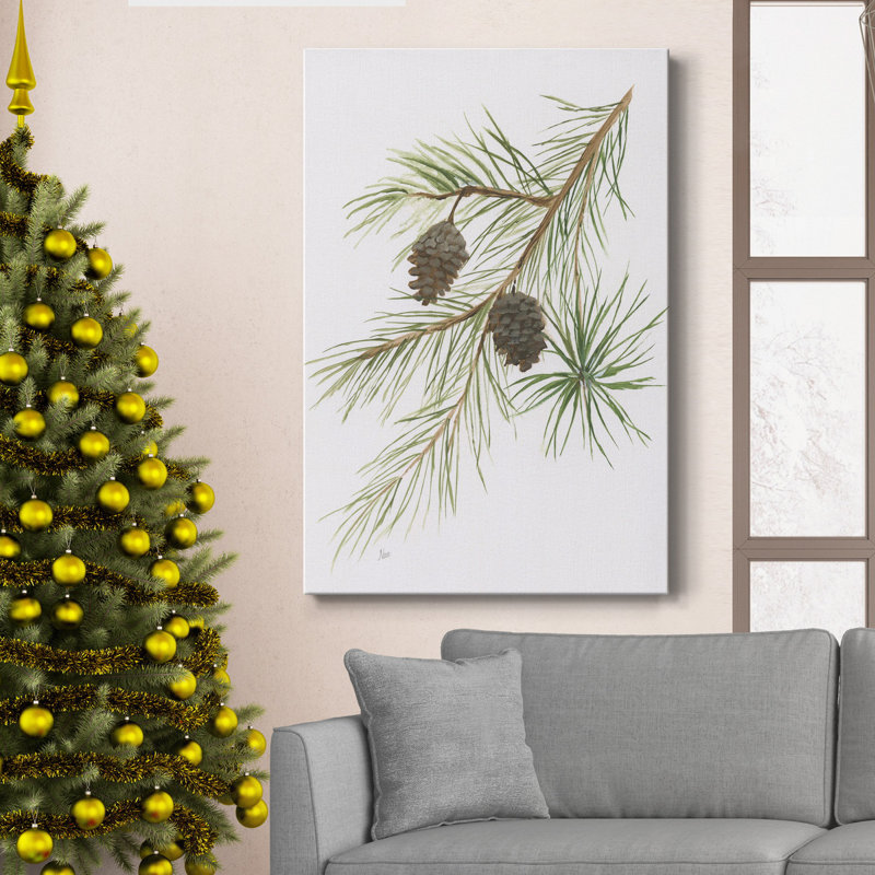 " Winter Botanical IV ", 18" H x 12" W x 1" D