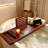 Bamboo Bathtub Tray Expandable Foldable Caddy Walnut