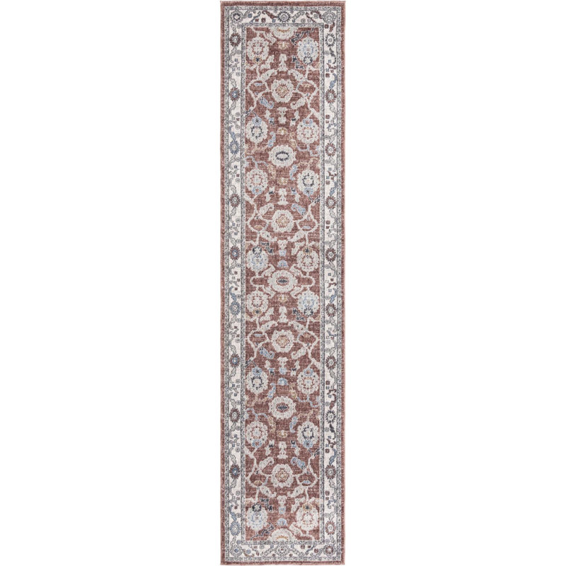 Policarpio Oriental Indoor Rug, Runner 2'7" x 12'