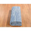 Tapis ivoire en laine New Age de conception unique 6 pi 1 po x 9 pi 4 po Jiazuo