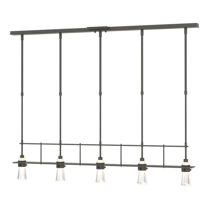 Erlenmeyer 5 - Light Kitchen Island Pendant, Natural Iron
