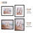 11X14 Picture Frame Set Of 5, Display Pictures 8X10 With Mat Or 11X14 Without Mat, Wall Gallery Photo Frames, Black