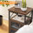 16'' W Metal Nightstand