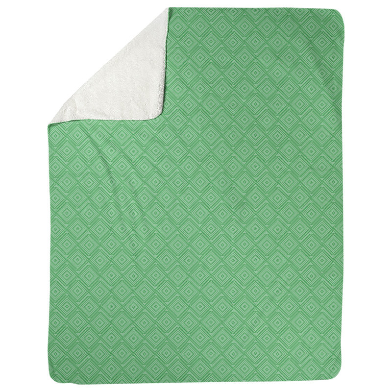Couverture polaire Katelyn Elizabeth, l 52,5 po x L 62,5 po, Vert