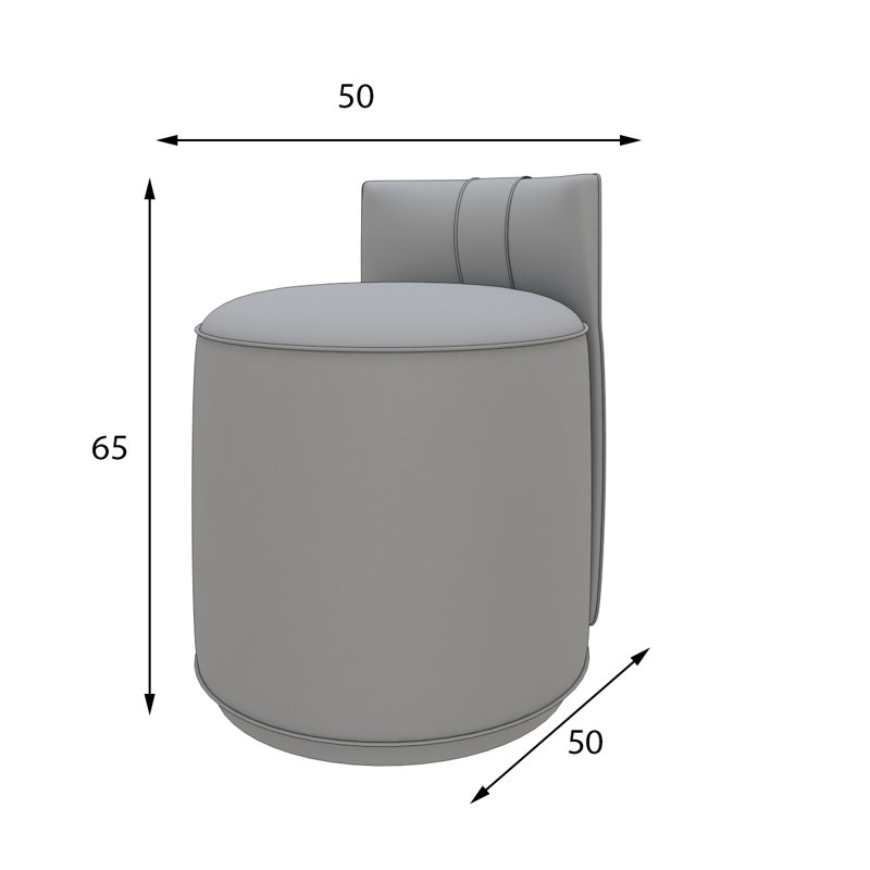 Ensemble de coiffeuse avec tabouret, Mat