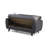 Stylish 2-Seat Sofa Bed, Dark Grey, 62.2 x 33.9 x 30.3 inches | Durable Metal & Wooden Frame, Linen Textured Polyester Upholstery | Comfortable 26 DNS Sponge Seat, 22 DNS Back | Perfect for Small Spaces & Guest Rooms-1756403319
