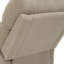 Fauteuil inclinable, pivotant, moderne et rembourré avec tissu texturé pour salon et chambre de bébé-134385161