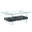Table basse robuste à double couche-586258811