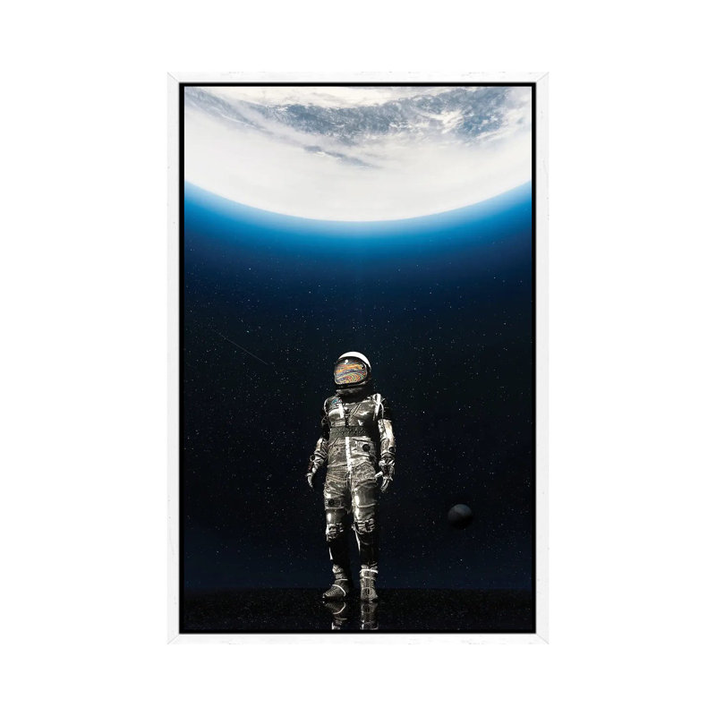 Reflection by Nicebleed - Print on Canvas, White Framed, 66.04cm H x 45.72cm W x 3.81cm D