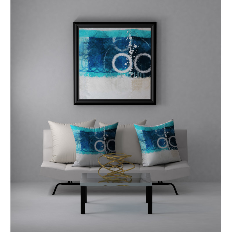 Housse de coussin carrée/insert, 18 po x 18 po