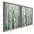 Toile avec cadre gris