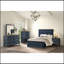 Commode de campagne moderne Pinetop, bleu / brun foncé-1369819089