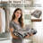 Washable Entryway Rug: Farmhouse Kitchen Hallway Rug Wide Soft Water Resistant Floor Mat for Bathroom Nursery Non Slip Indoor Carpet for Living Room Bedroom Dining Room(Black)-610655003
