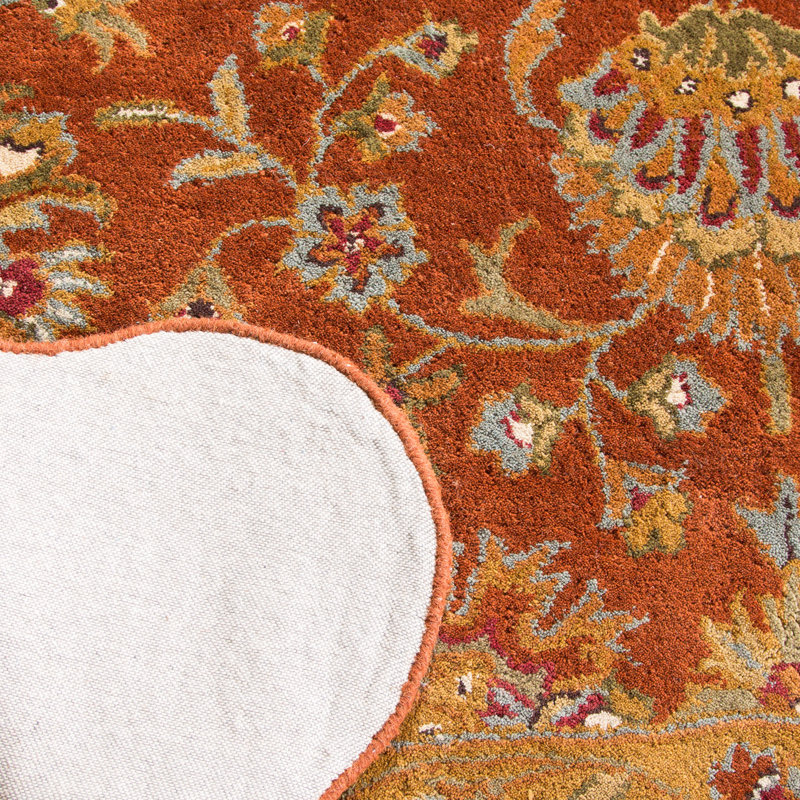 Balthrop Hand Tufted Wool Oriental Rug, Rectangle 4' x 6'
