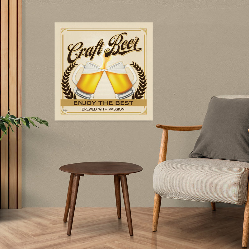 Craft Beer Enjoy The Contemporary Art, H 24 po x l 24 po