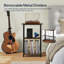 Manufactured Wood,Metal 75.5cm H Media Shelves