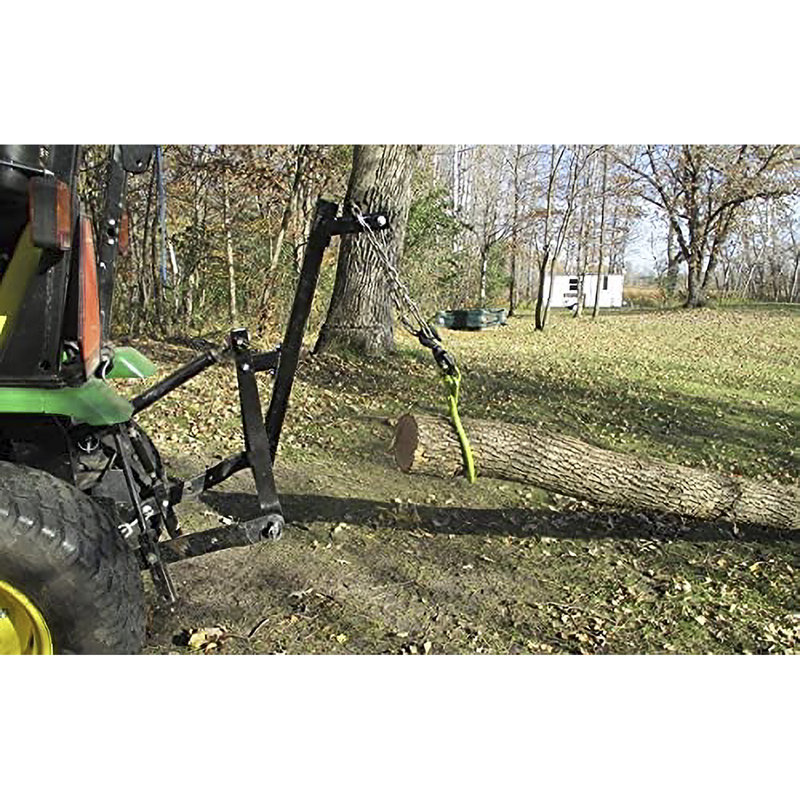 Heavy Duty Black Steel Log Skidding Arm with Chain