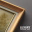 «Misty Forest River Landscape with Soft Neutral Tones», reproduction d'art sur toile encadrée-2109093904-2109093906