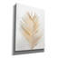 Bay Isle Home ™ «Palm Leaf Gold» par Design Fabrikken, estampe numérique sur toile, 26 po x 34 po