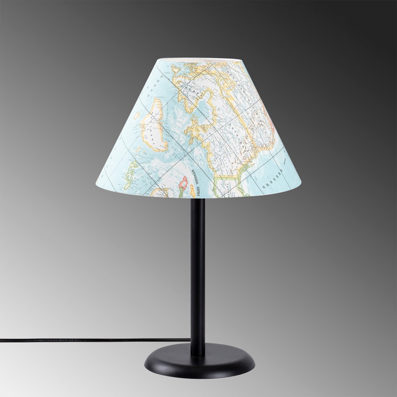 Lampe de table noire 18,11 po Jett