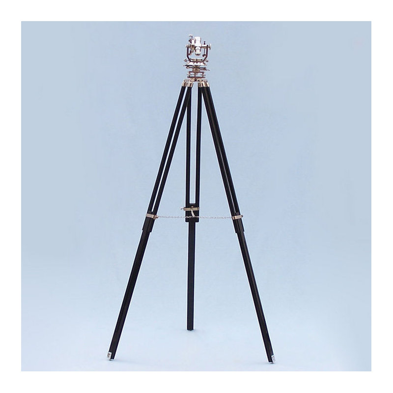 Sculpture theodolite floor floor, Chrome