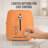 Classic Retro 2-Slice Toaster, Orange-129245583