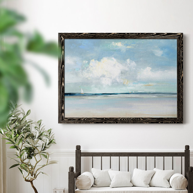 Summer Breeze - peinture sur toile encadrée, Noir, H 31 po x l 44 po x P 0,75 po