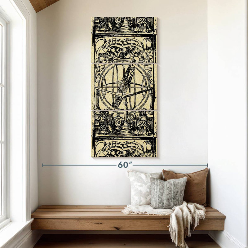 Ancient Scientists, 52" H x 24" W