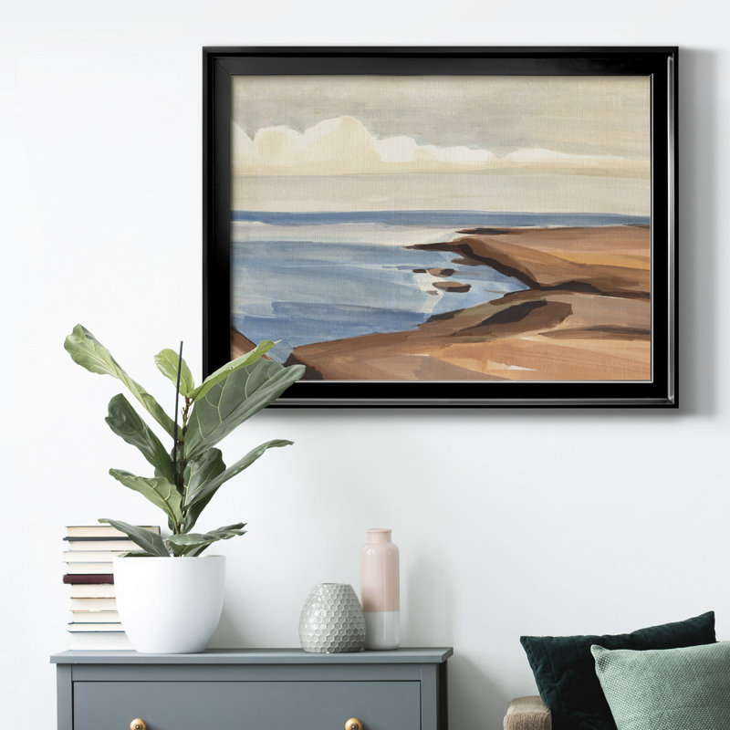 Toile encadrée de qualité supérieure Shore Days II - prête à être accrochée, H 22,5 po x l 30,5 po x P 1 po