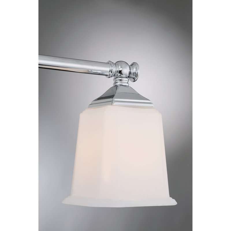 Nicholas 5-Light Polished Chrome Vanity Light, Polished Chrome, Etched
