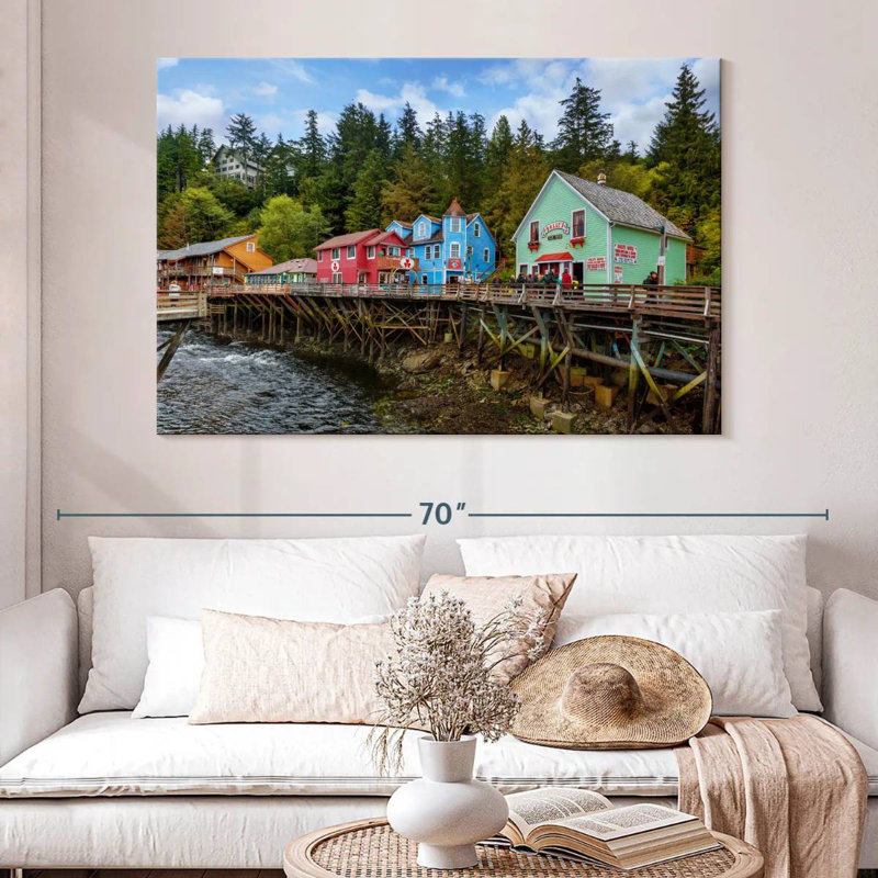 Kavia Downtown Ketchikan Alaska, 34" H x 51" W