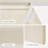  Linen French Door Curtain No Drill Roman Shades for Windows, Solid Cordless Blinds for Farmhouse Door Window Covering with Light Filgtering, 1 Panels-1416876225-1416876239