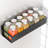 6 Pack Magnetic Spice Rack Organizer, Metal,-192187210