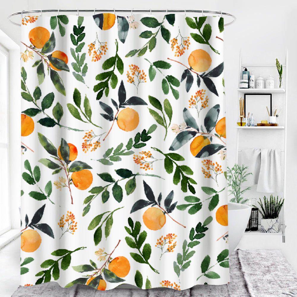 Winston Porter Laqueisha Shower Curtain With Hooks Included 