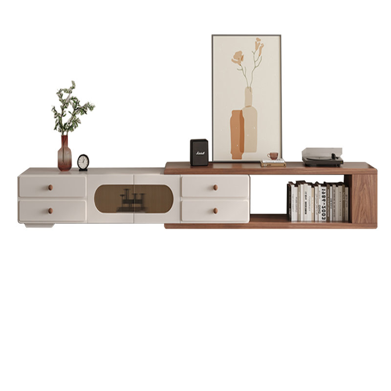 Extendable Wood TV Stand