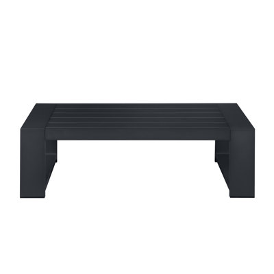 Hoyt 47.25” Outdoor Aluminum Coffee Table