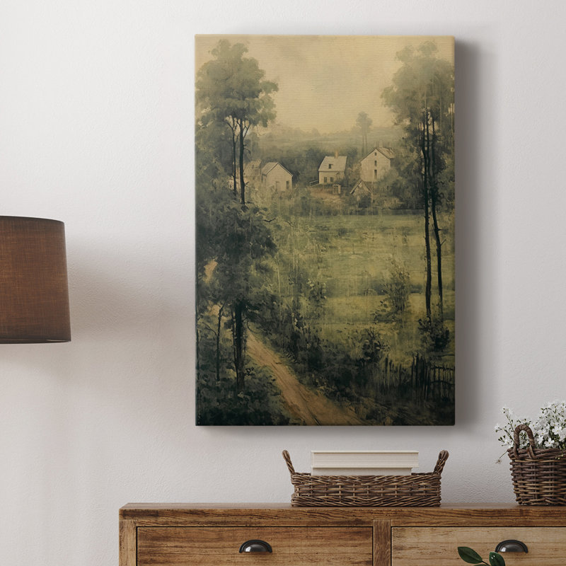 Paysage rétro Lxxxix - galerie Cavas sur mesure, H 12 po x l 8 po