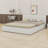 Upholstered Platform Bed With Solid Frame-1810594711