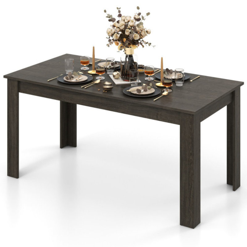 Table de salle à manger rectangulaire 63 po