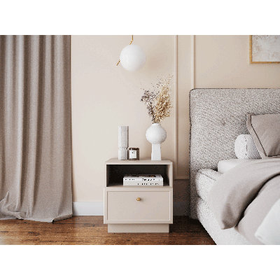 Bagga 45 cm W Bedside Table