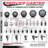 316SS Thermoplastic Rubber Swivel Stem Caster Set Lock Brake SCC