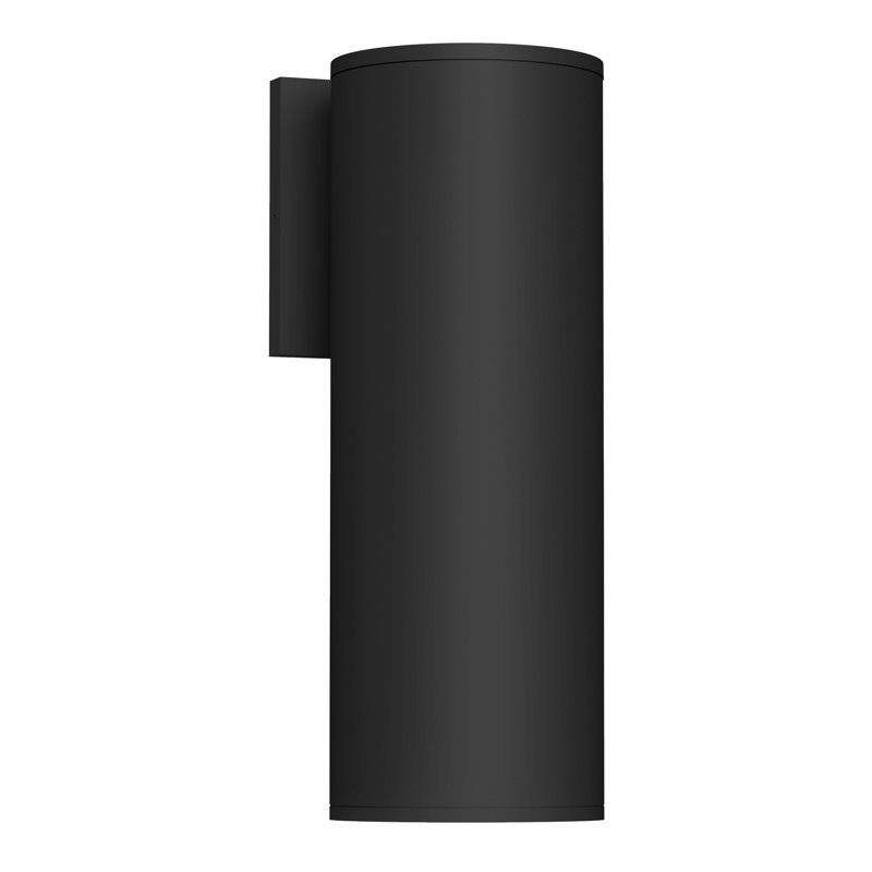 Lorna 1 - Light LED Flush Mounted Sconce, 18 W, Black, 12.38" H x 4.63" W x 3.88" D