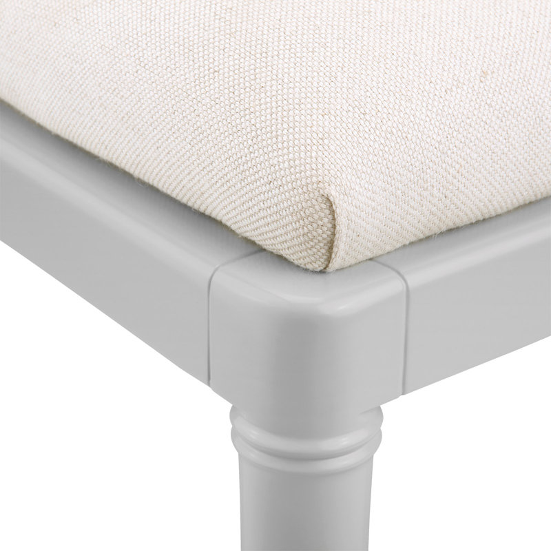 Jardin Linen Side Chair, Gray