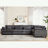 Oversized Modular Sectional Sofa Couch Set,L-Shaped Sofa Sectional, 5 Seater Sofa For Living Room Corduroy Upholstered Sofa Set With 7 Free Pillows-1659597440