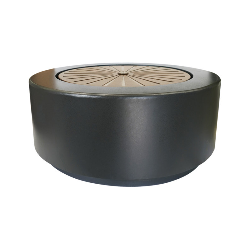 Outdoor Metal Fountain with Lights