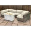 Ensemble de conversation pour 4 personnes avec foyer et coussins Sunbrella Lsi-313866164