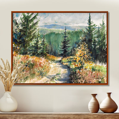 " Little Road In Mountain Landscape "