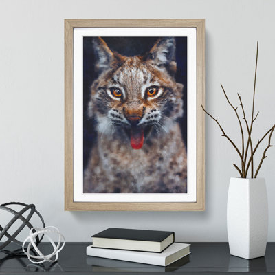 Lynx Cat - Picture Frame Graphic Art
