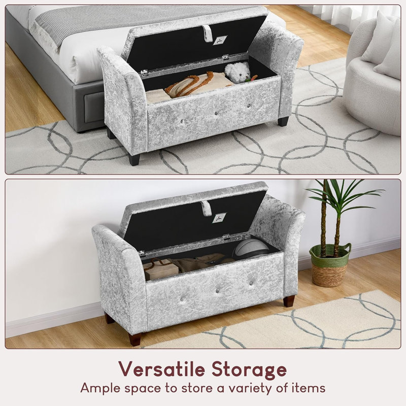 Polyester Upholstered Bench